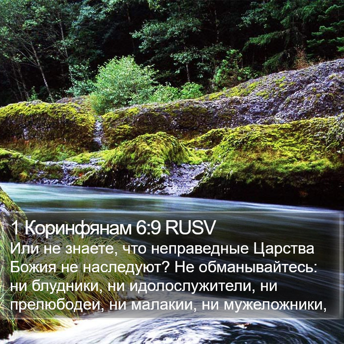 1 Коринфянам (1 Corinthians) 6:9