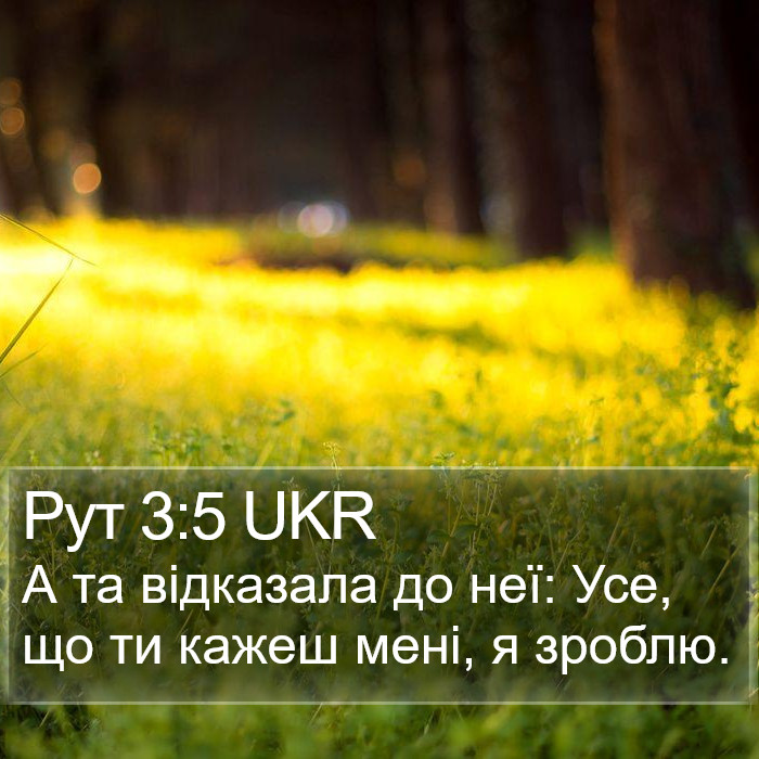 Рут (Ruth) 3:5