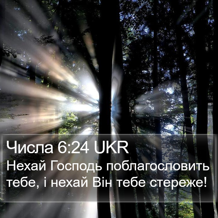 Числа (Numbers) 6:24