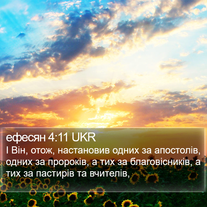 Ефесян (Ephesians) 4:11