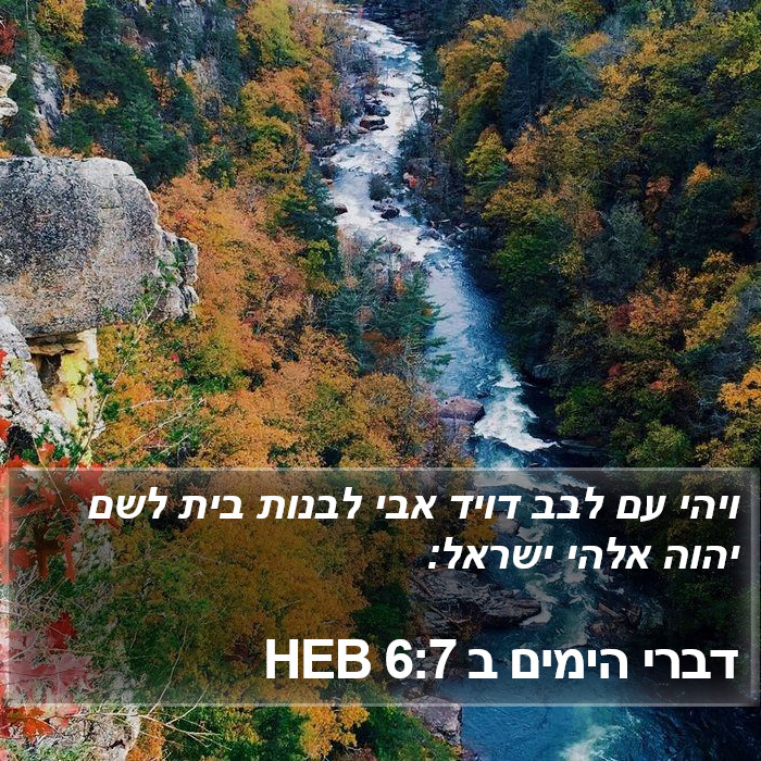 הספר דברי הימים ב 6:7