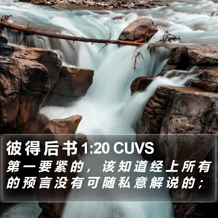 彼得后书 - 普通话音频圣经 - 2 Peter 1:20