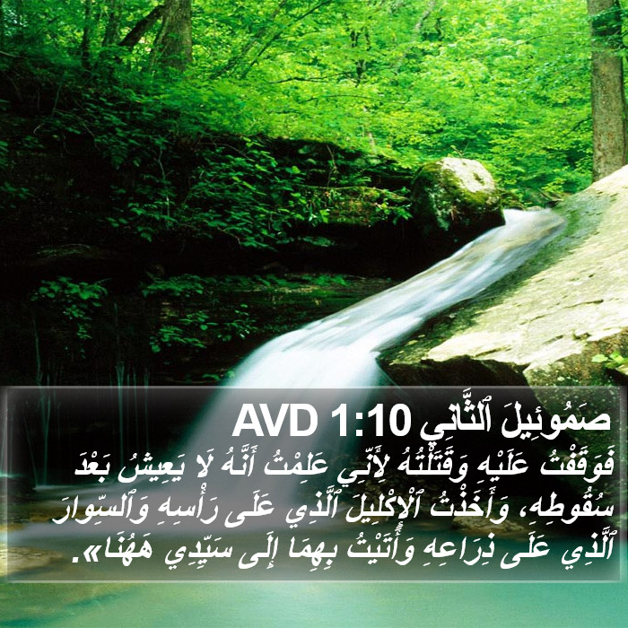 صموئيل الثاني ٢ - (2 Samuel) 1:10