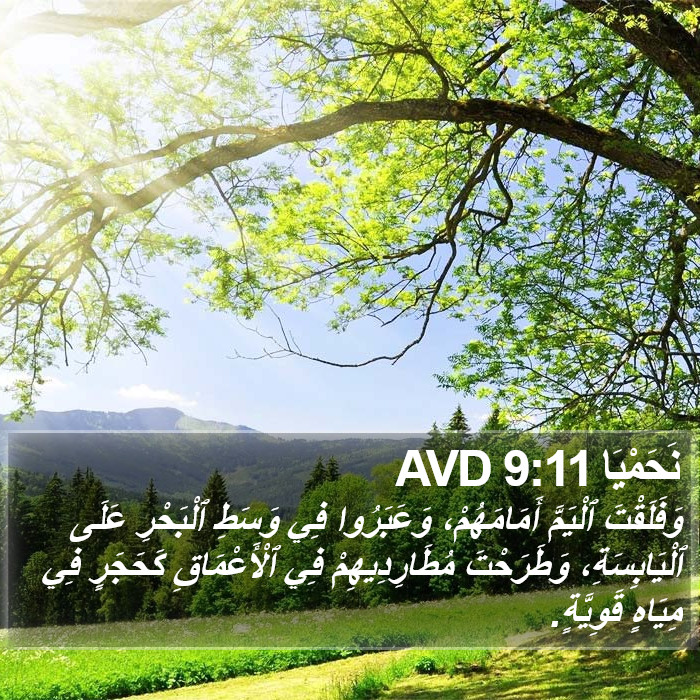 نحميا - Nehemiah 9:11