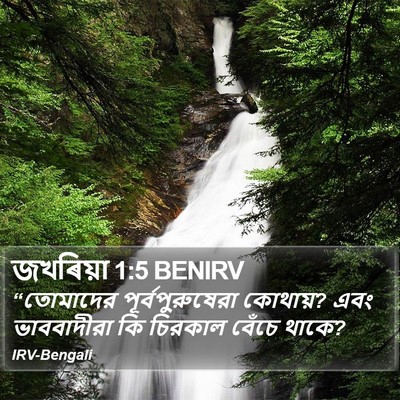“তোমাদের পূর্বপুরুষেরা কোথায়? এবং ভাববাদীরা কি চিরকাল বেঁচে থাকে? জাখারিয়া (Zachariah) 1:5